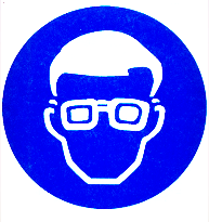 Must wear protective goggles